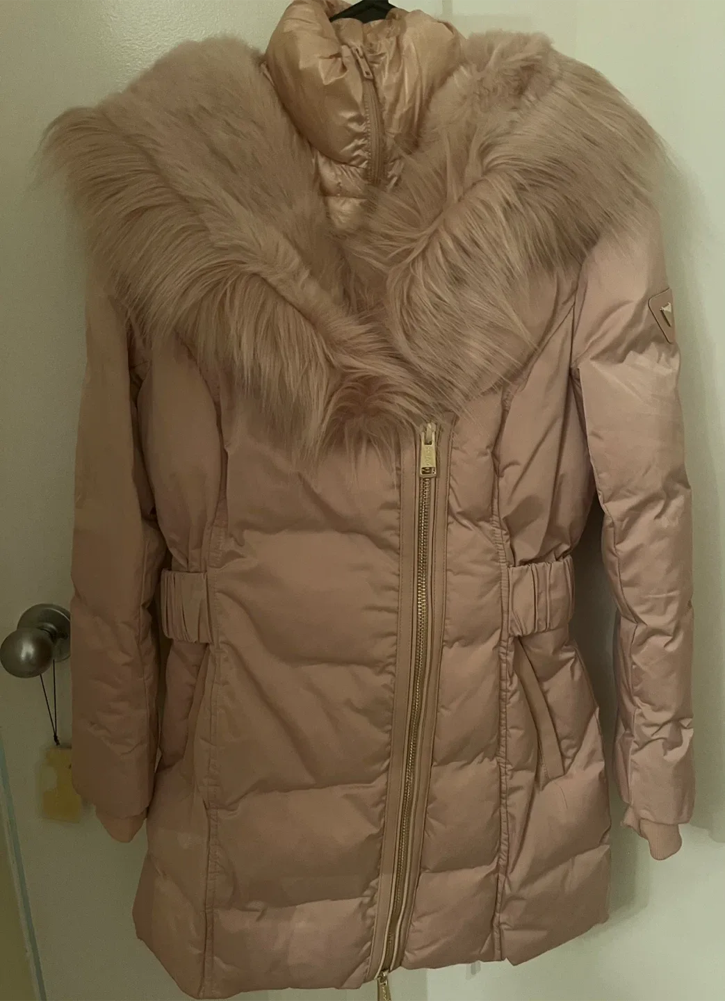 Guess Pink Down-Filled Puffer Coat image indicator(3)