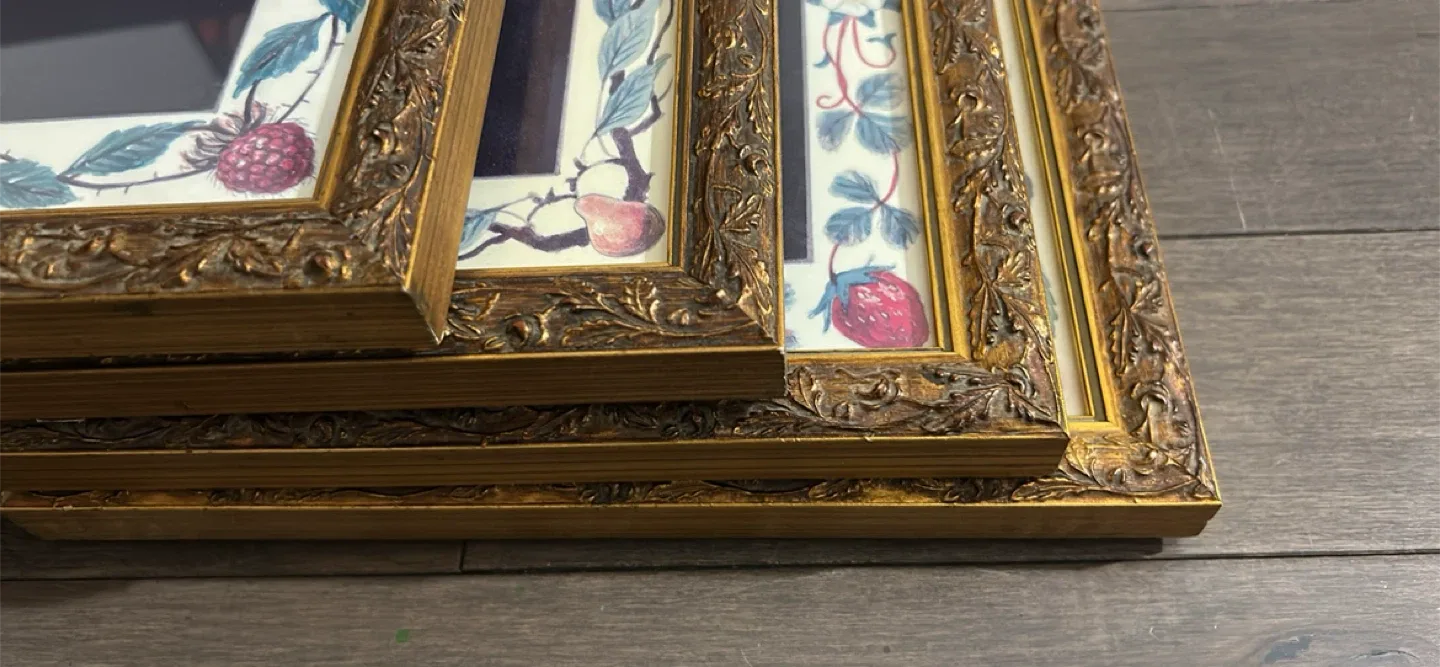 Wall Art Gold Ornate Frames