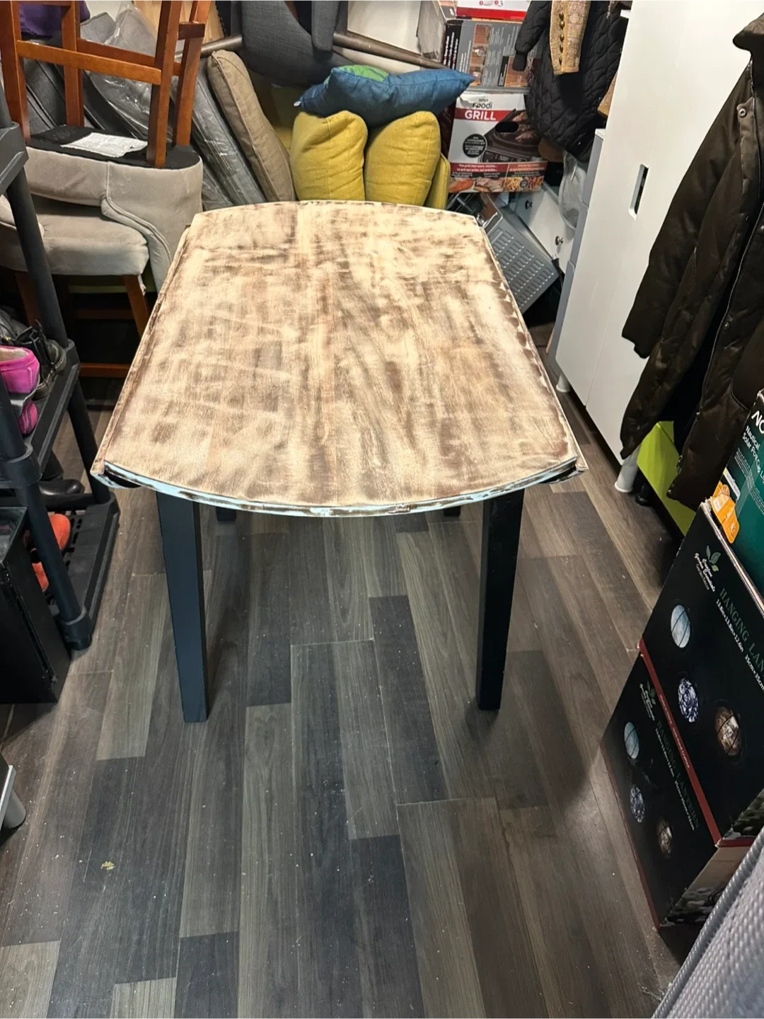 Drop Leaf Table with 3 Chairs