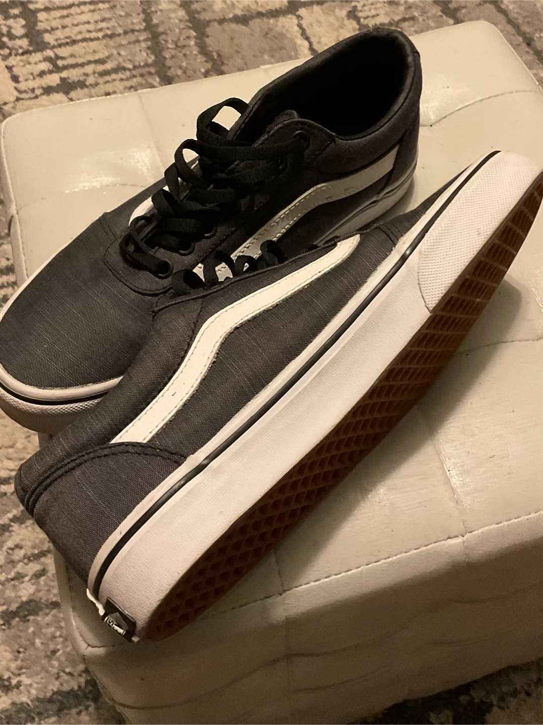 Vans Ward Low Top Sneakers - Black/White - photo 2