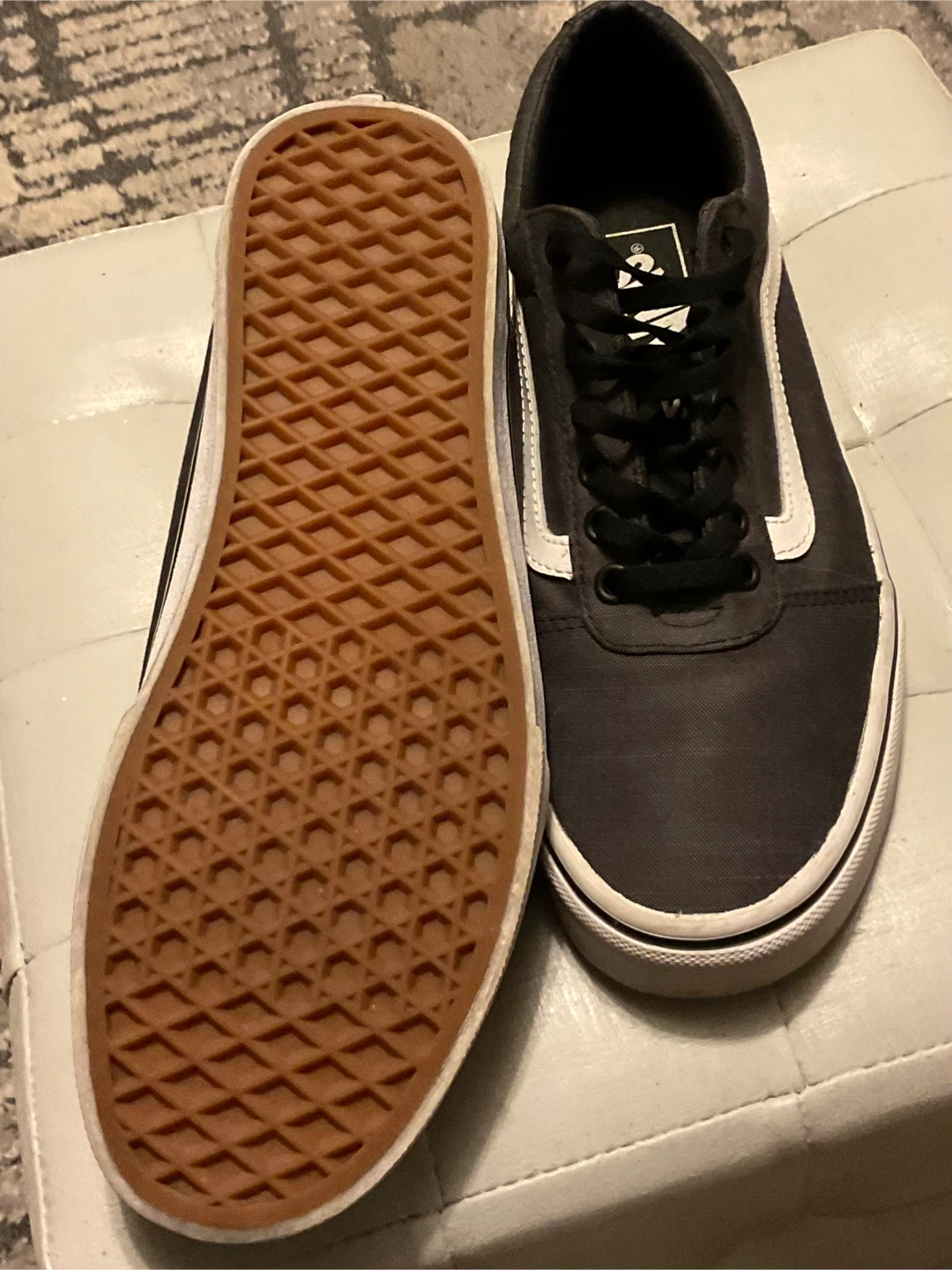 Vans Ward Low Top Sneakers - Black/White - photo 4