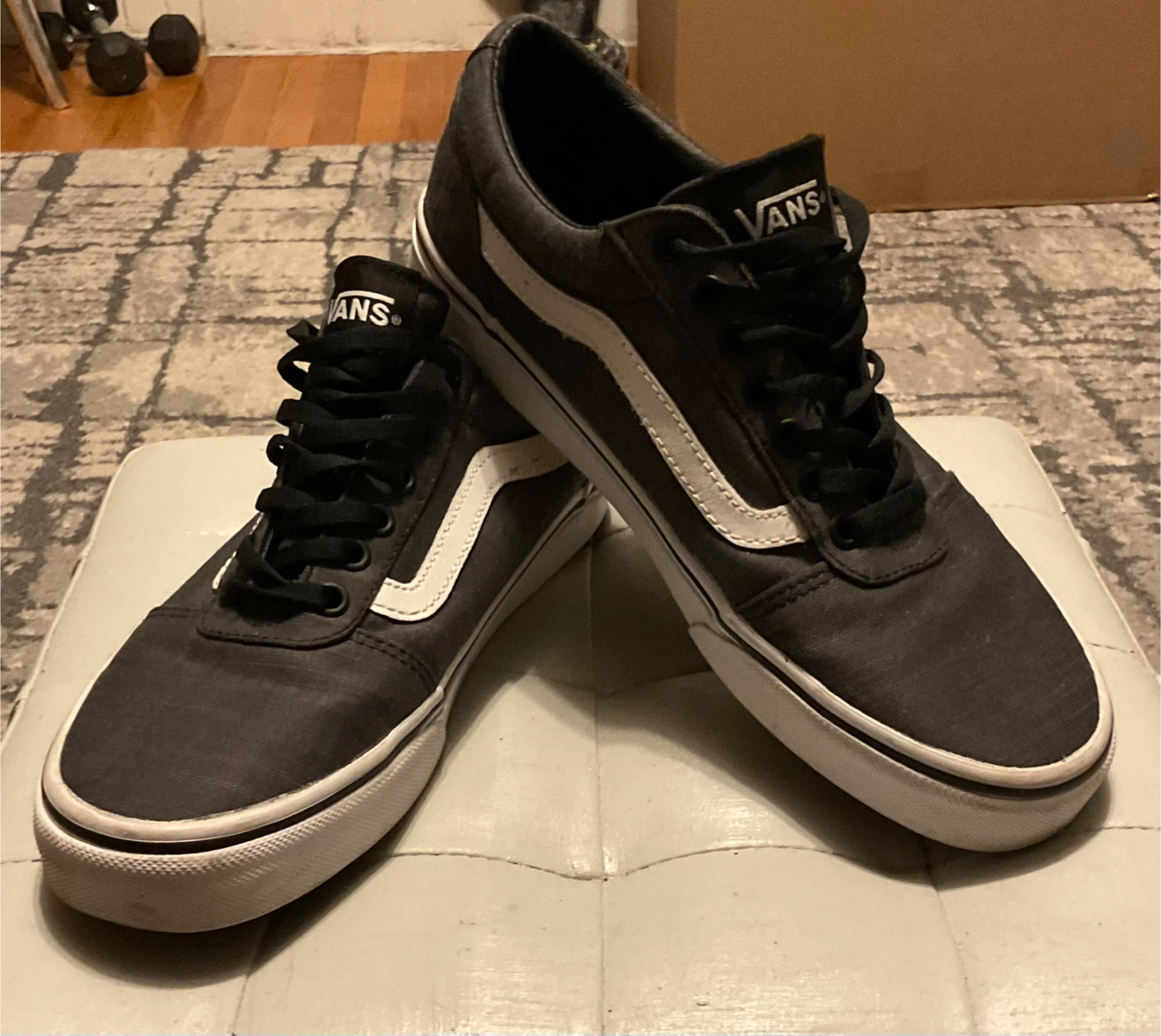 Vans Ward Low Top Sneakers - Black/White
