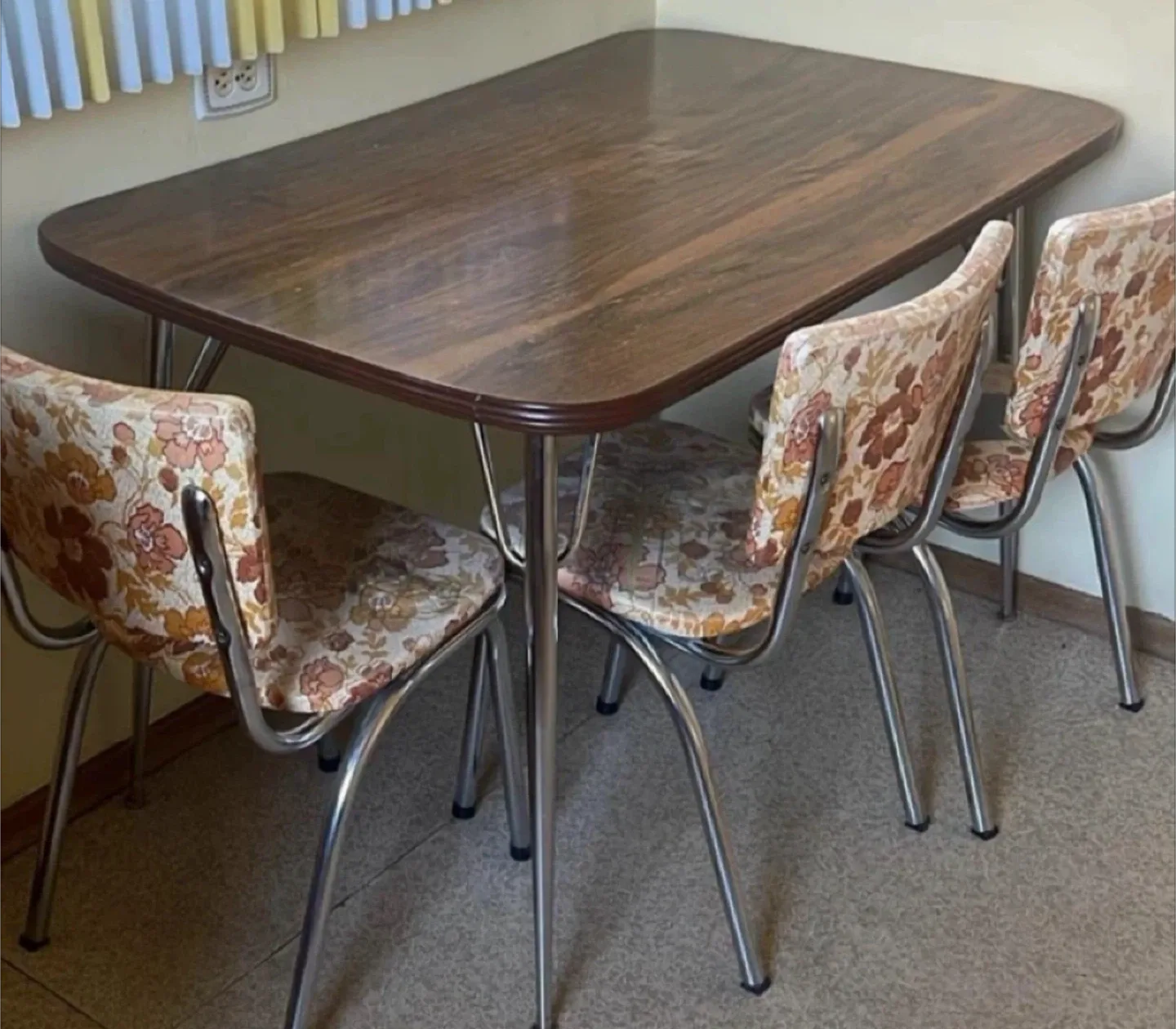 Sturdy Brown Dining Table, Without Chairs