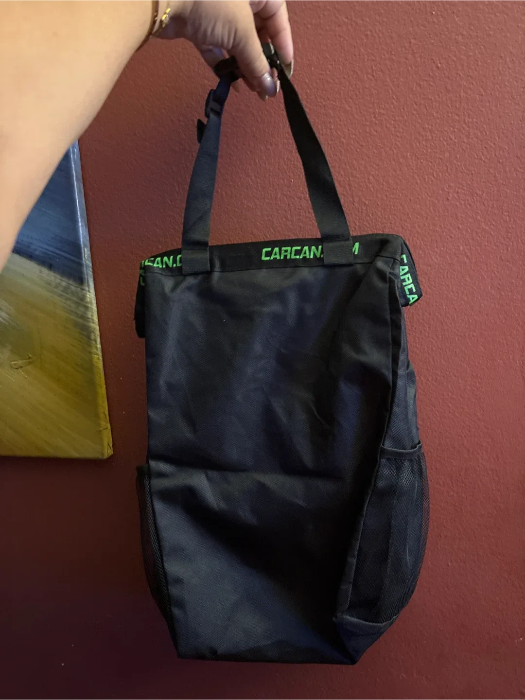 Original CarCan Portable Car Trash Can - Black image indicator(3)