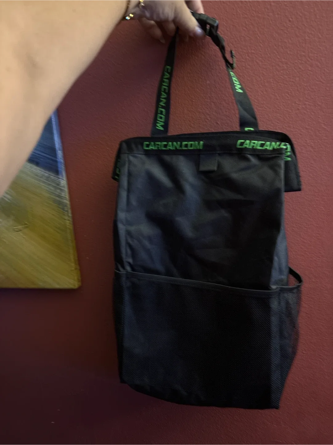 Original CarCan Portable Car Trash Can - Black image indicator(5)