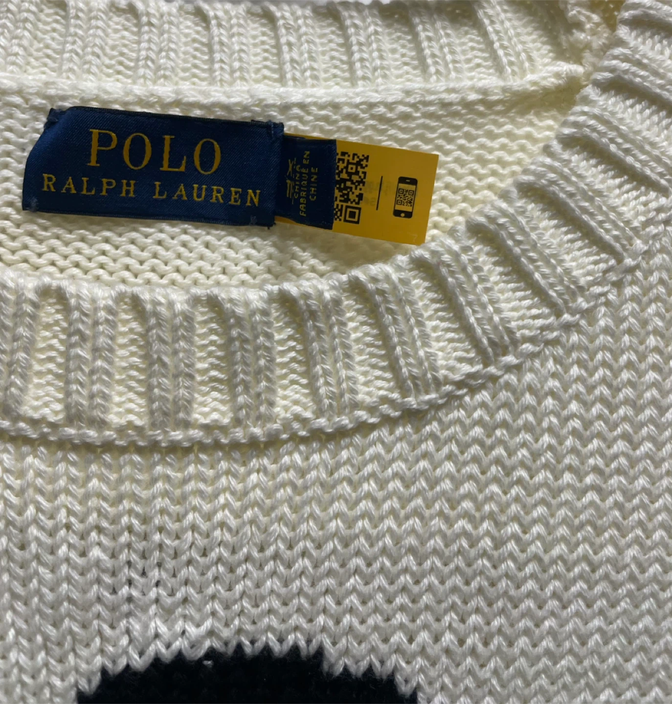 Polo Ralph Lauren Bear Sweater, Size XS - photo 2