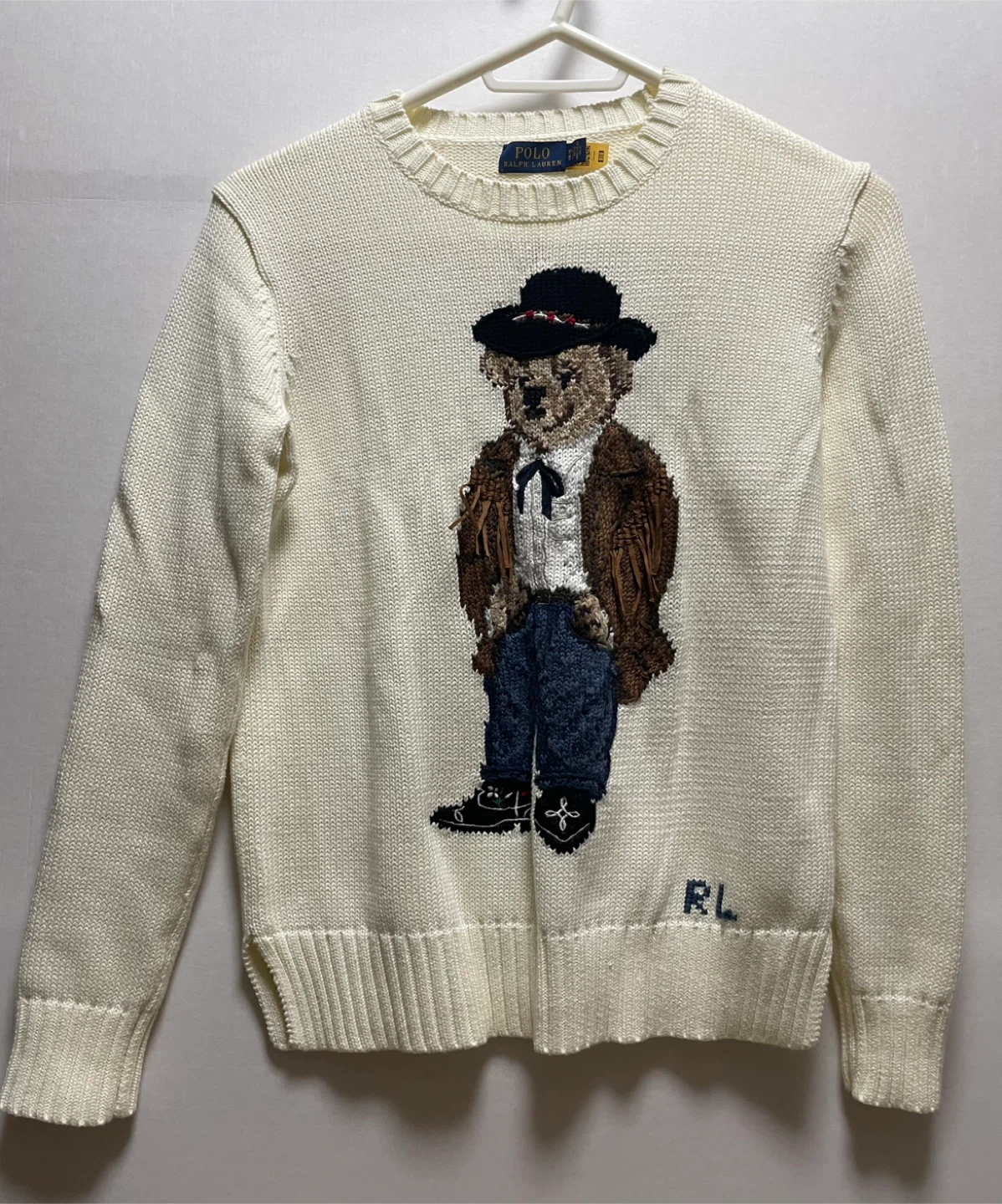 Polo Ralph Lauren Bear Sweater, Size XS