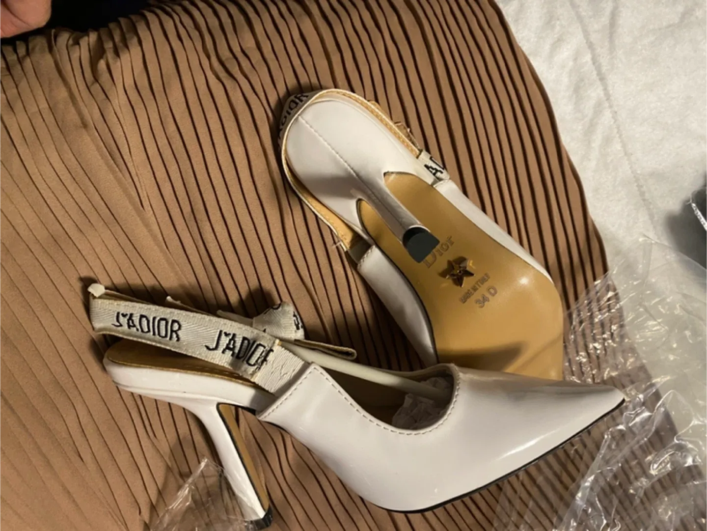 Christian Dior J'Adior Slingback Pumps - Size 34