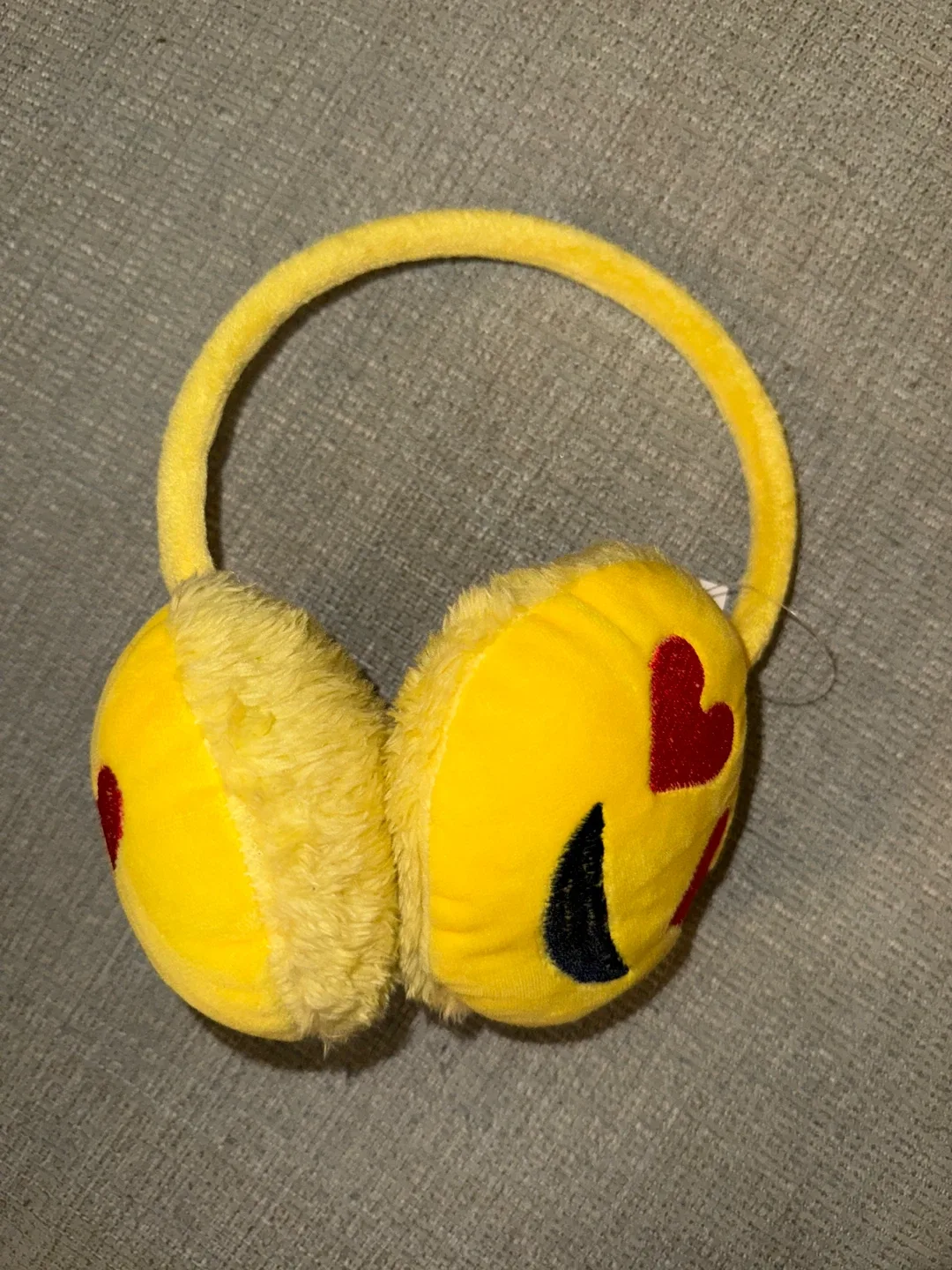 #cleanout Emoji Earmuffs - Yellow