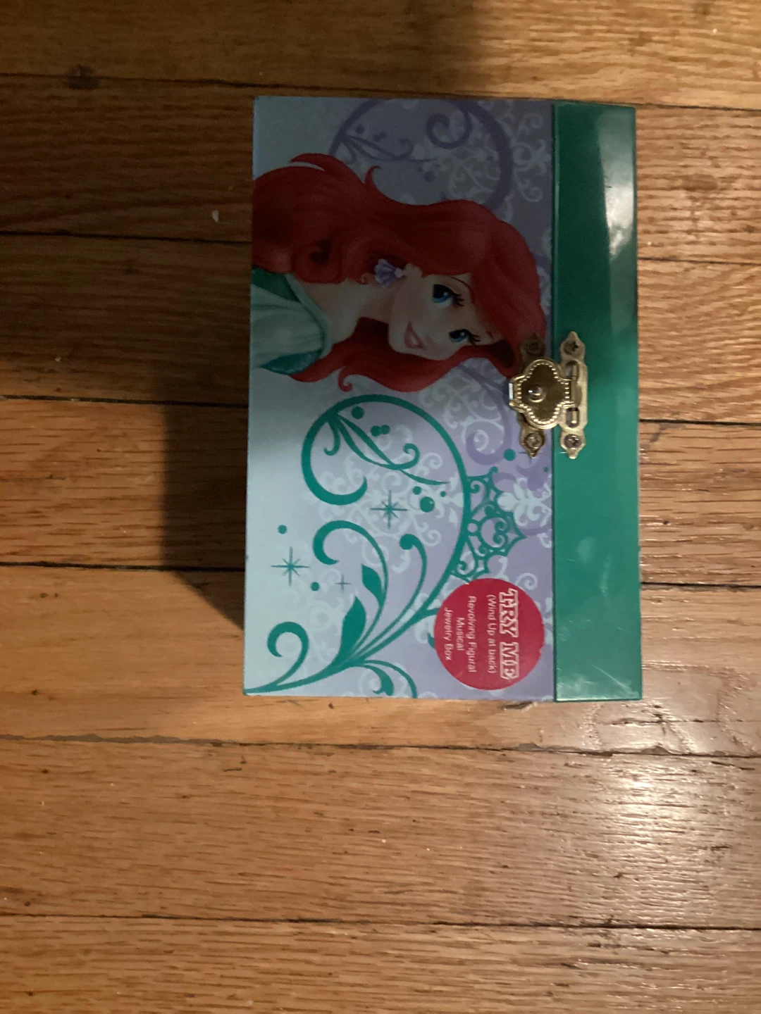 #cleanout Disney Little Mermaid Revolving Musical Jewelry Box - photo 2