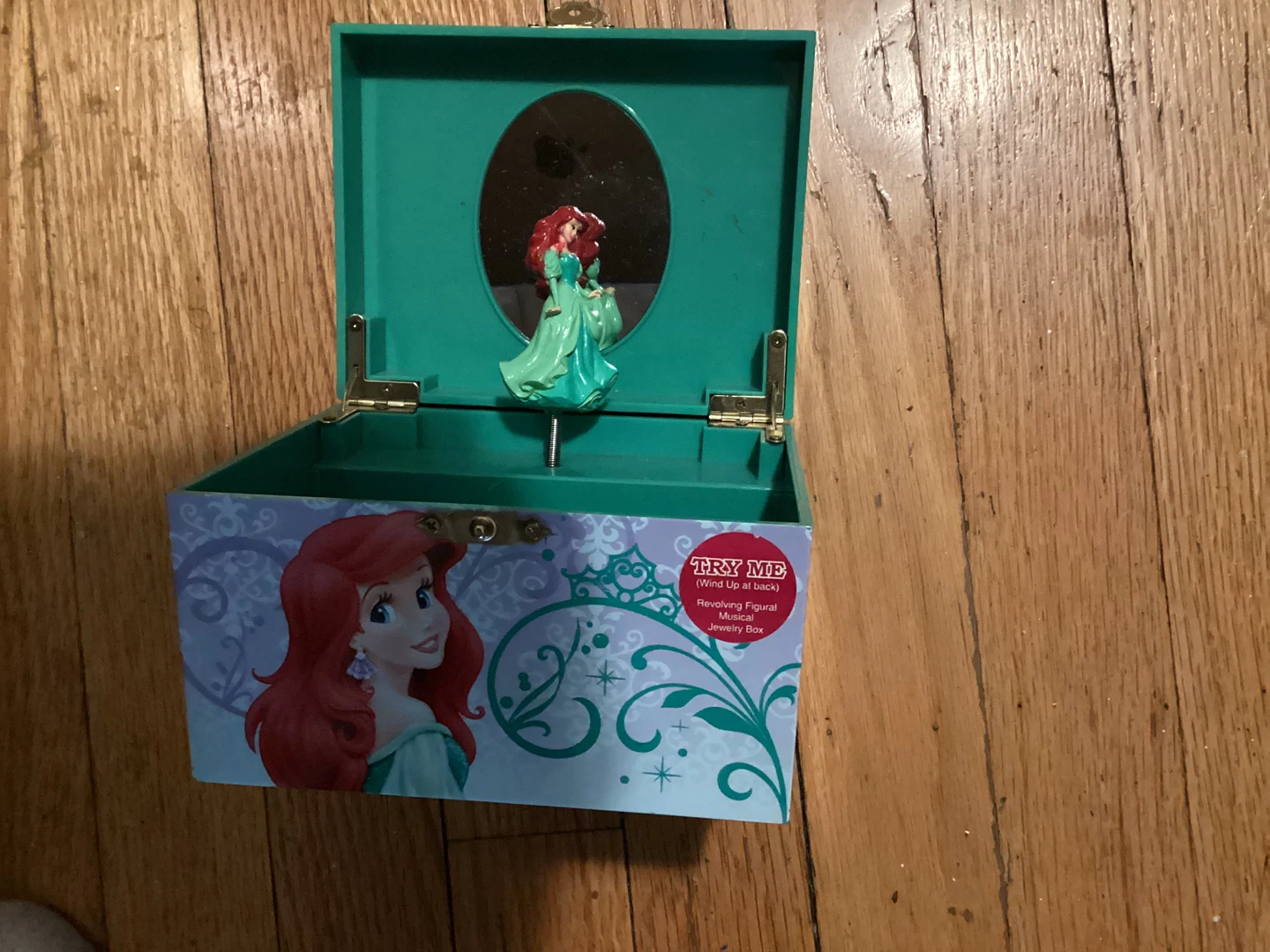 #cleanout Disney Little Mermaid Revolving Musical Jewelry Box