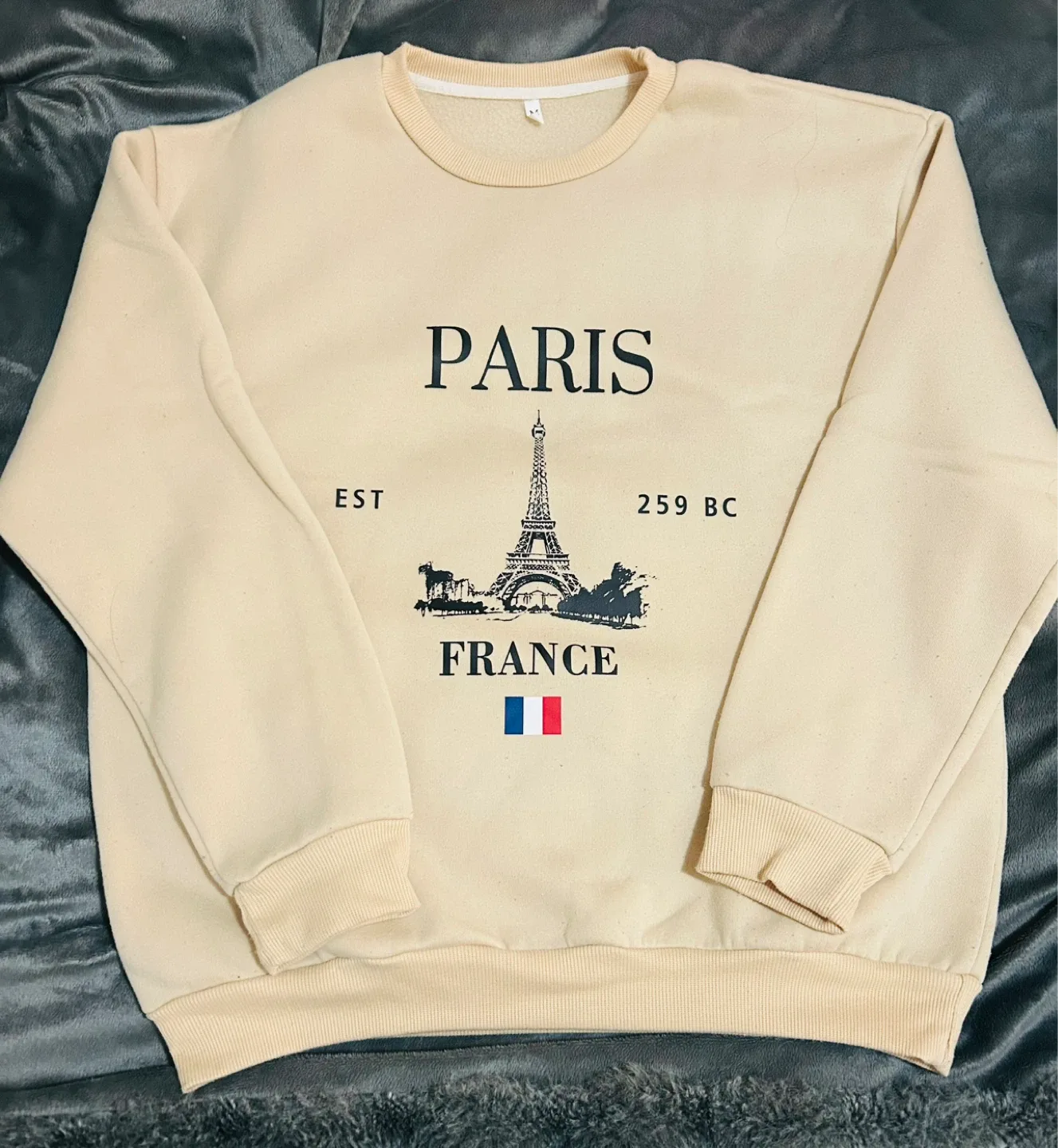 Paris France Graphic Crewneck Sweatshirt