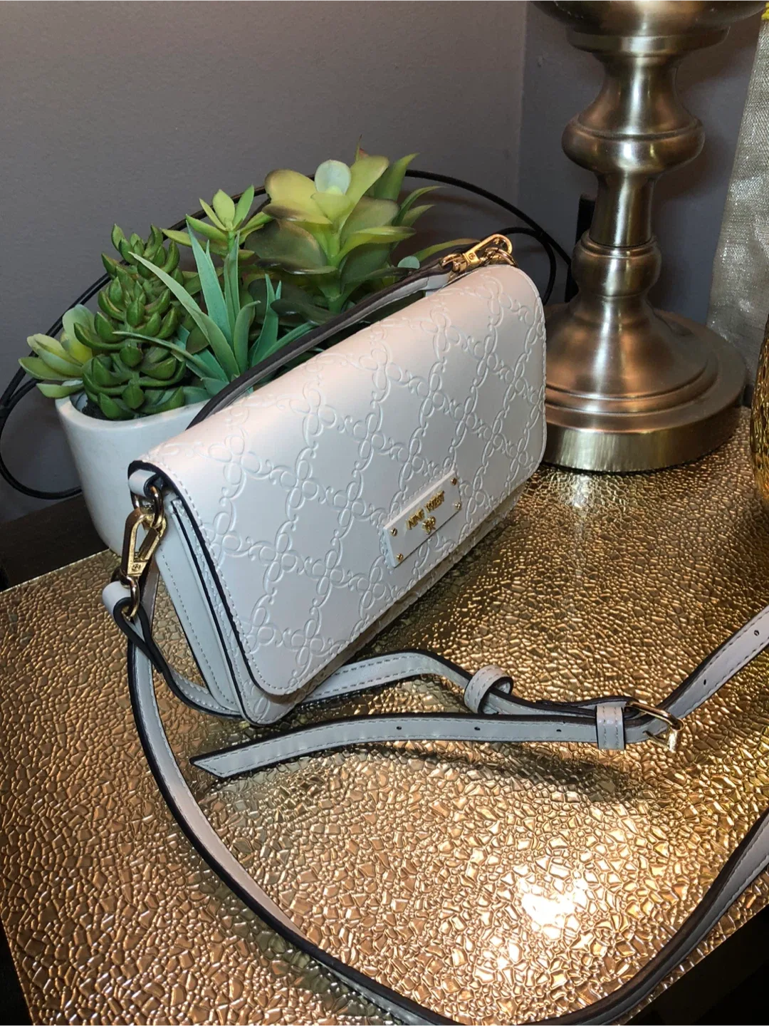 Nine West White Crossbody Bag image indicator(3)