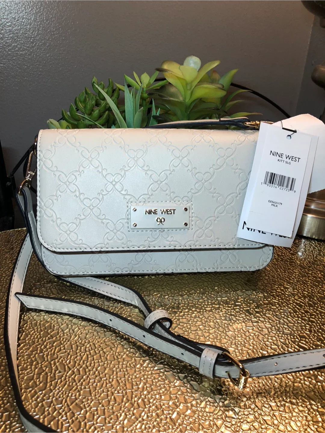 Nine West White Crossbody Bag image indicator(6)