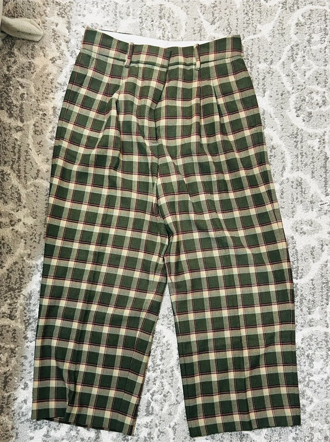 Wilfred Plaid Trousers - Size 10