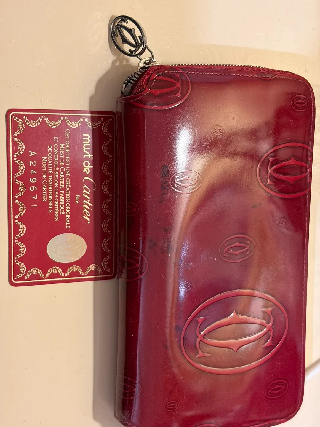Cartier Must de Cartier Red Wallet image indicator(3)