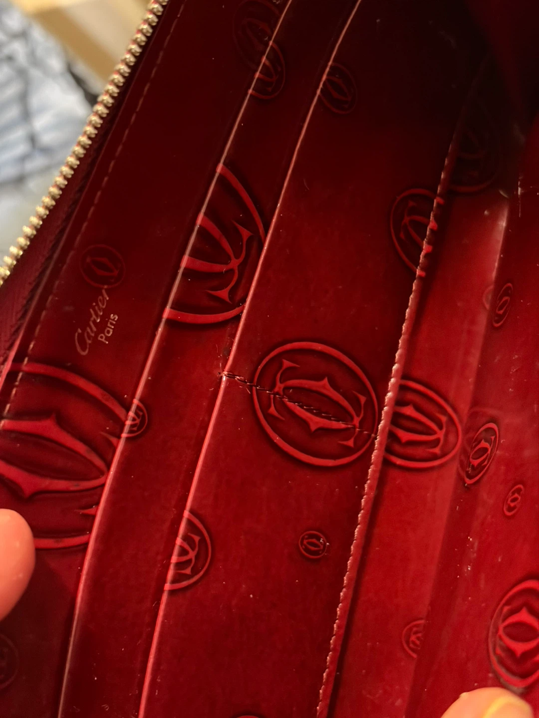 Vintage Cartier Must de Cartier Red Wallet - photo 4