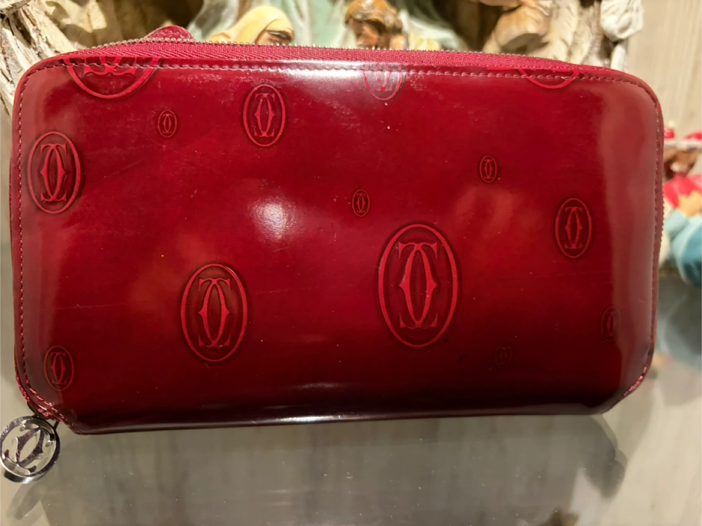 Vintage Cartier Must de Cartier Red Wallet