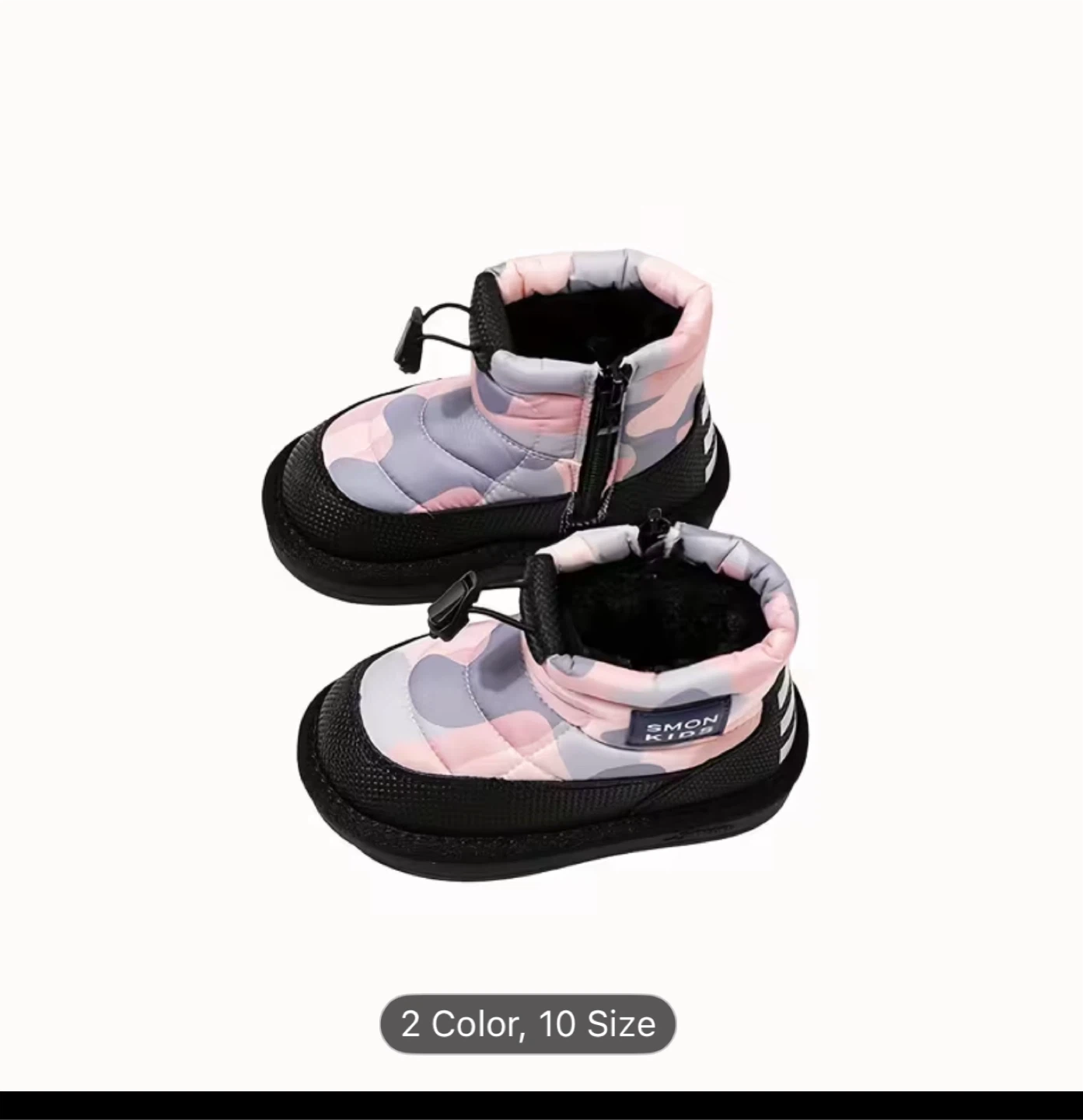 SMON Kids Winter Snow Boots - Size US 6 Toddler