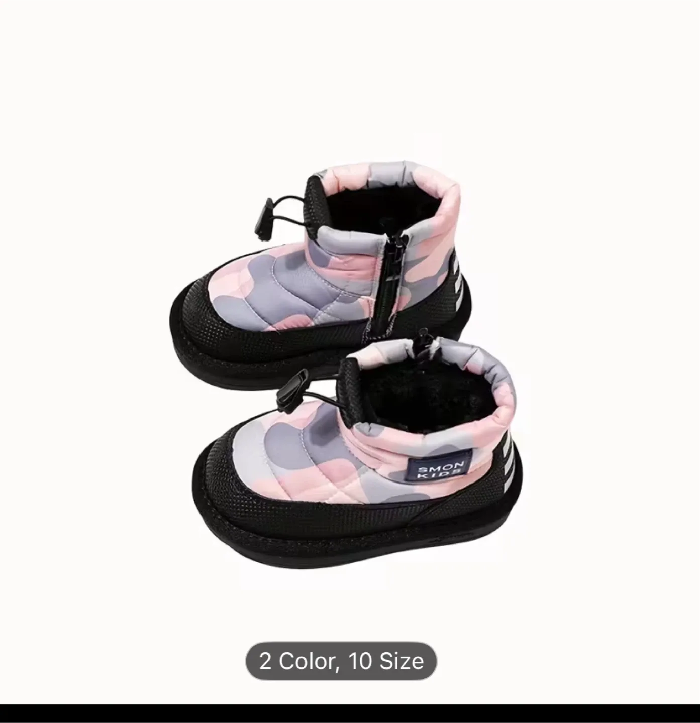 SMON Kids Winter Snow Boots - Size US 6 Toddler