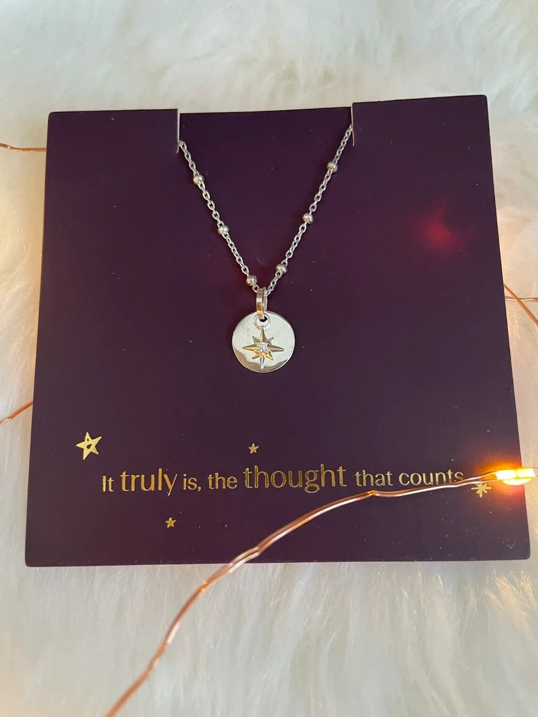North Star Silver Necklace