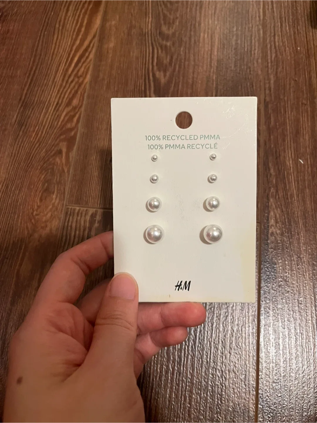 H&M Pearl Stud Earring Set - New