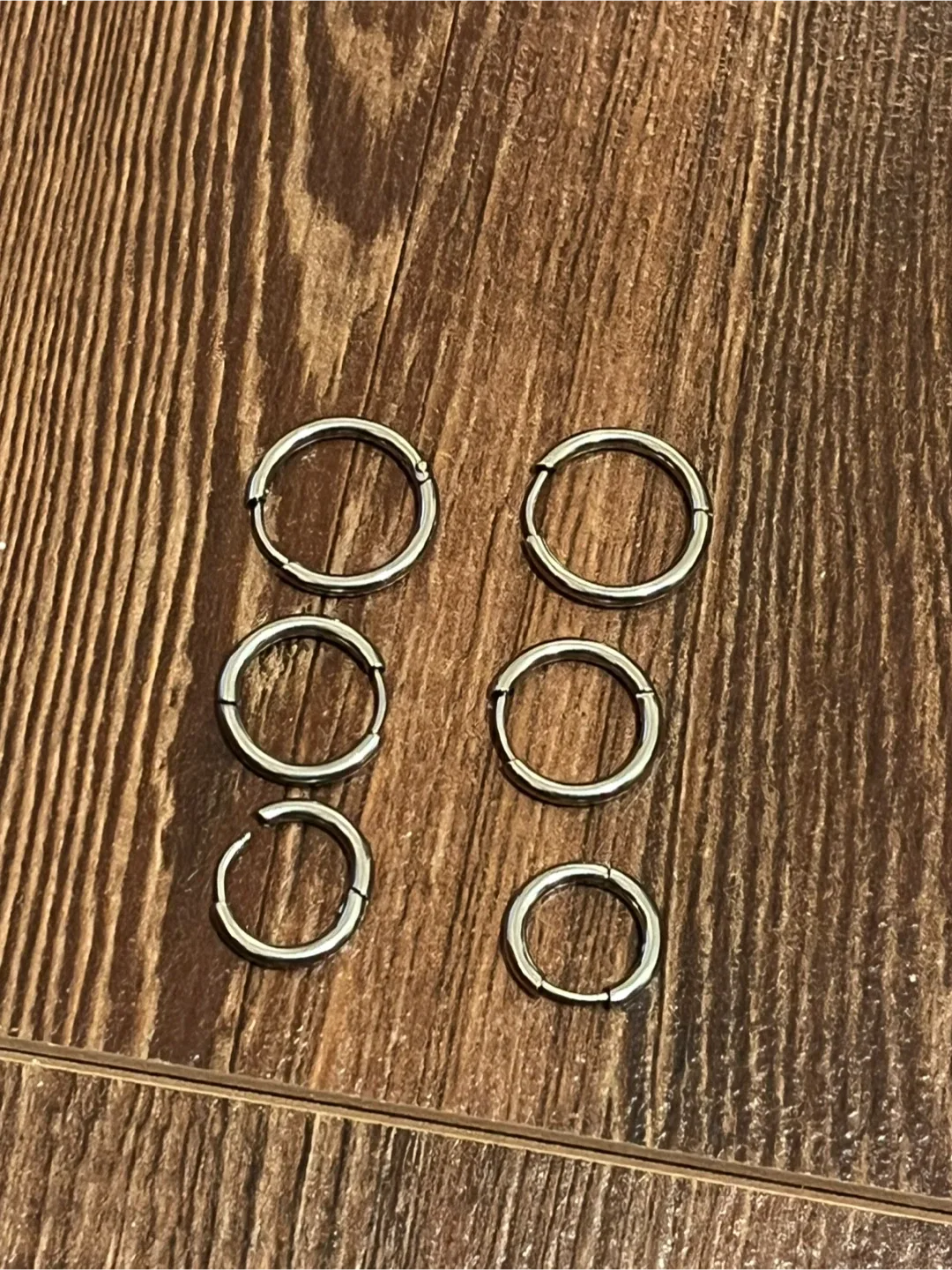 surgical stainless steel hoop earrings