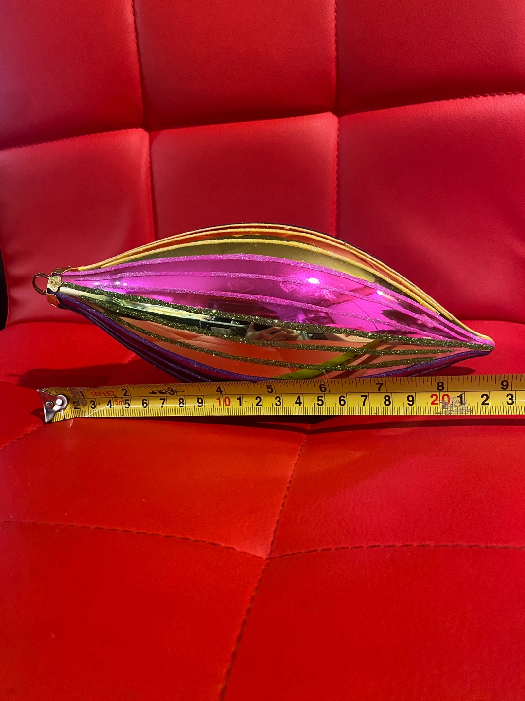 6 Pcs set of multi-color Glasses Christmas Ornaments with box - photo 4