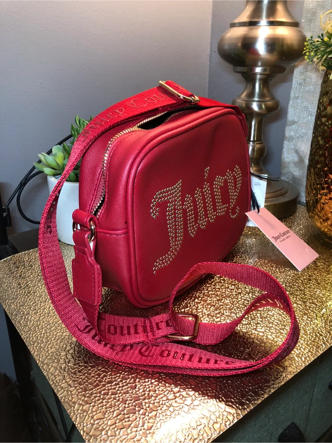 Juicy Couture Red Crossbody Bag - New with Tags! image indicator(3)