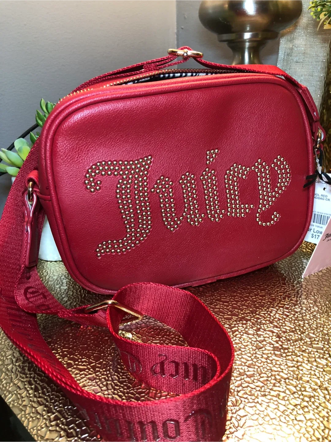 Juicy Couture Red Crossbody Bag - New with Tags! image indicator(4)