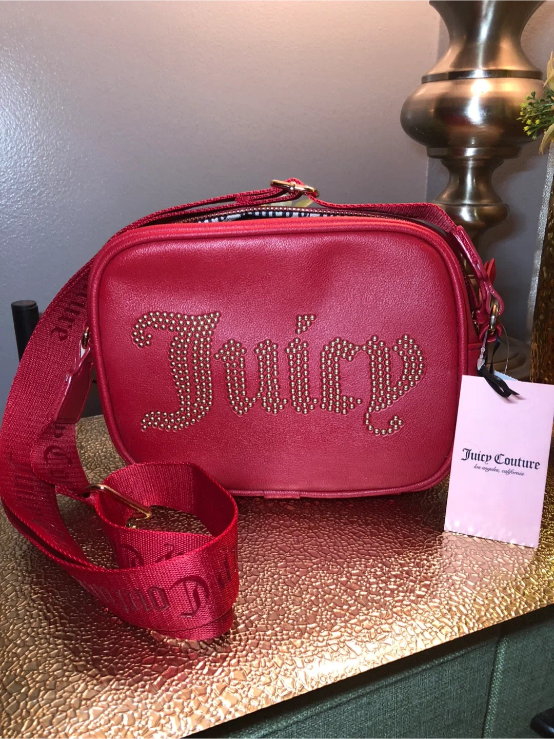 Juicy Couture Red Crossbody Bag - New with Tags!