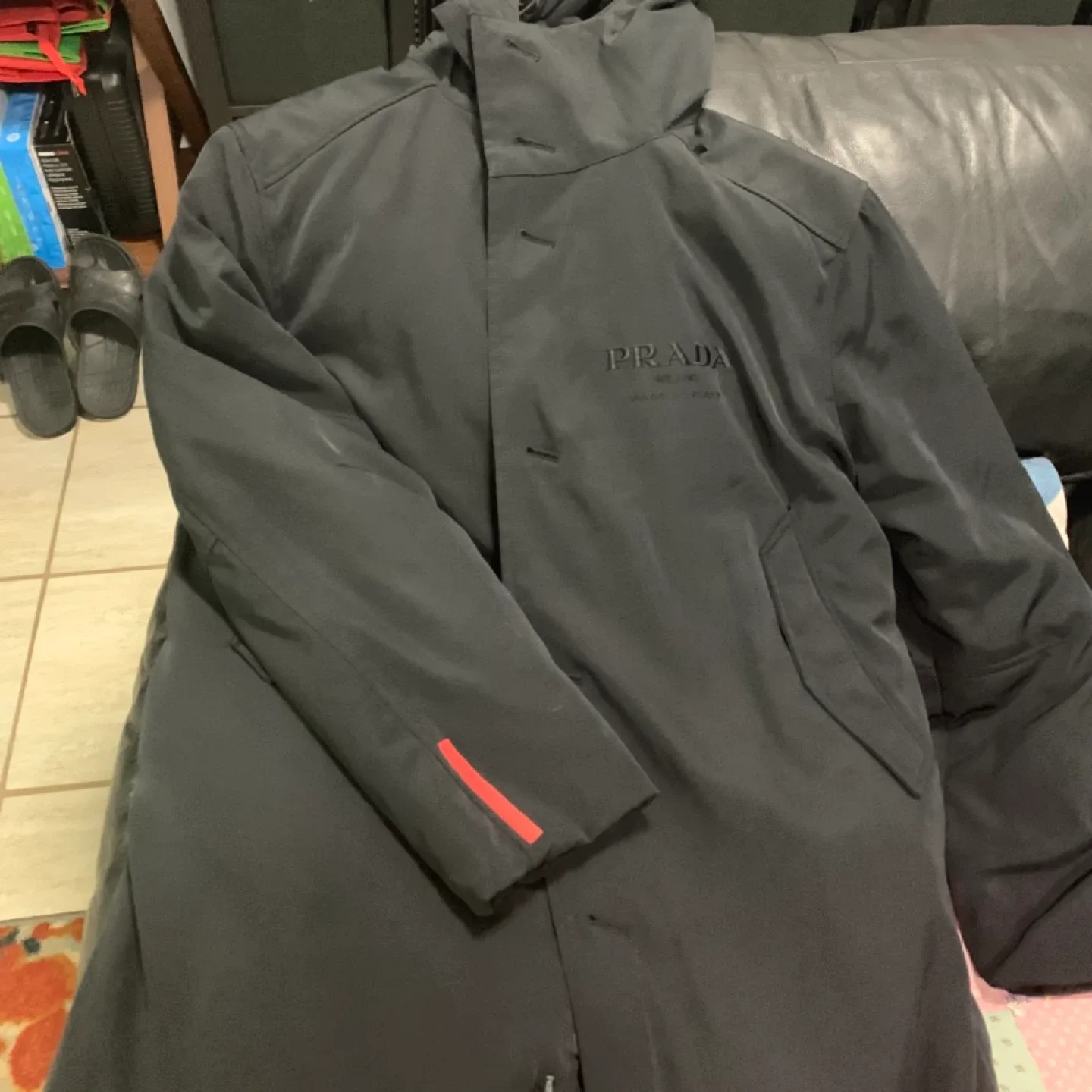 Prada Black Jacket~size M/L image indicator(9)