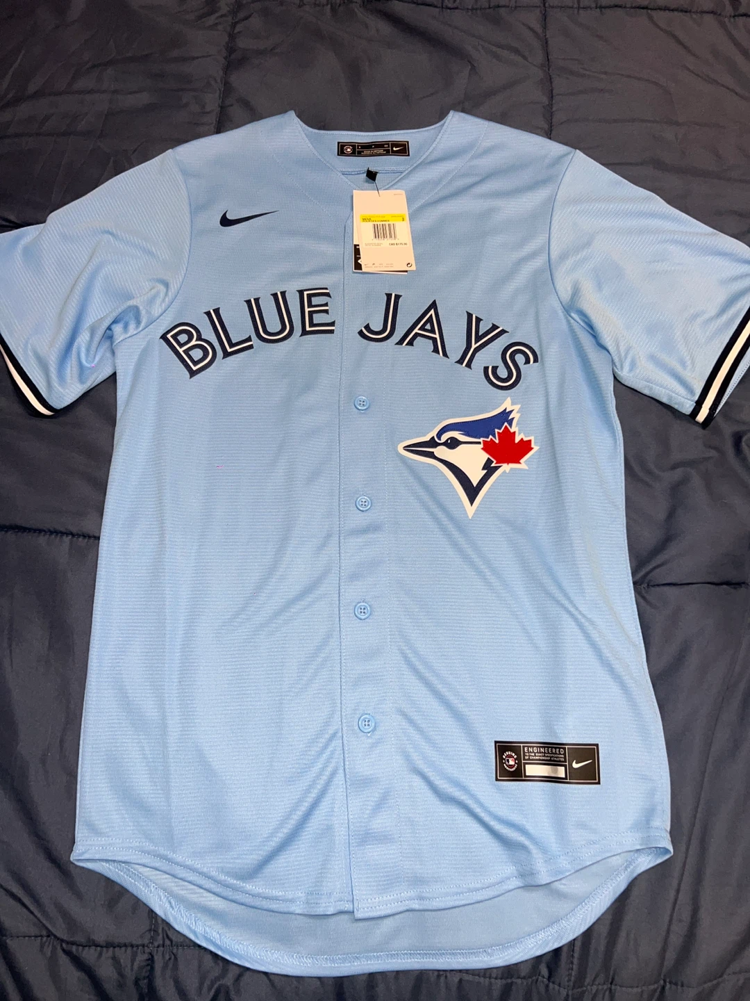 Mens Nike Blue Jays Springer #4 Jersey - Size Small - photo 2