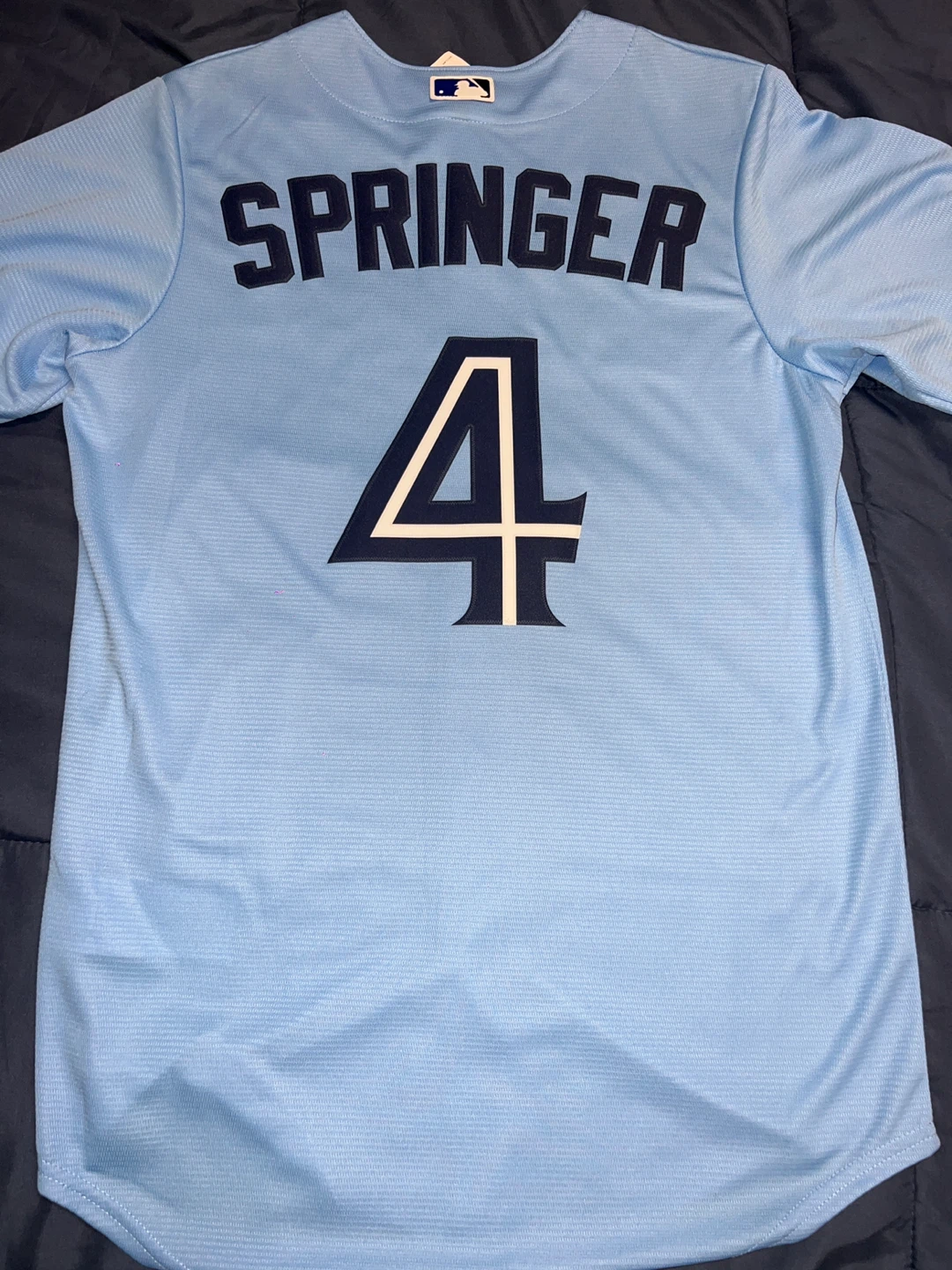Mens Nike Blue Jays Springer #4 Jersey - Size Small