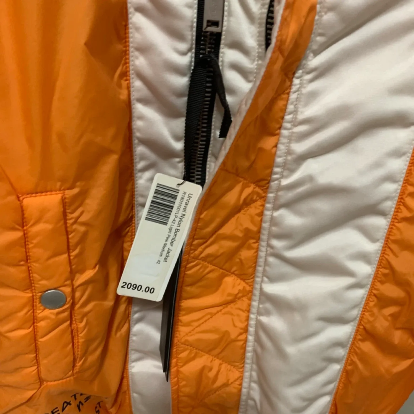 Unravel Nylon Bomber Jacket - Size 42 image indicator(2)