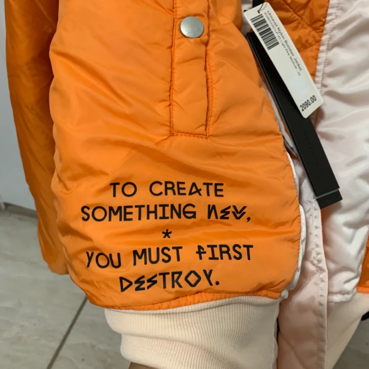 Unravel Nylon Bomber Jacket - Size 42 image indicator(3)