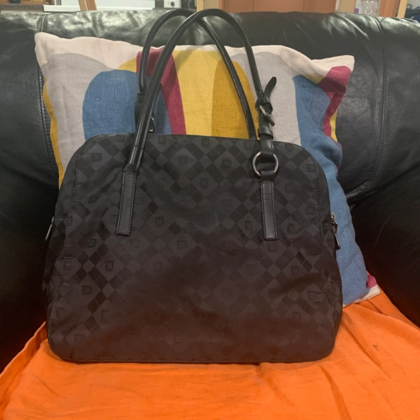 Bruno Magli Black Tote Bag image indicator(3)