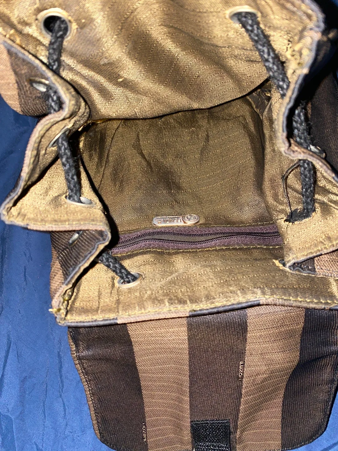 Fendi Vintage Striped Backpack image indicator(5)