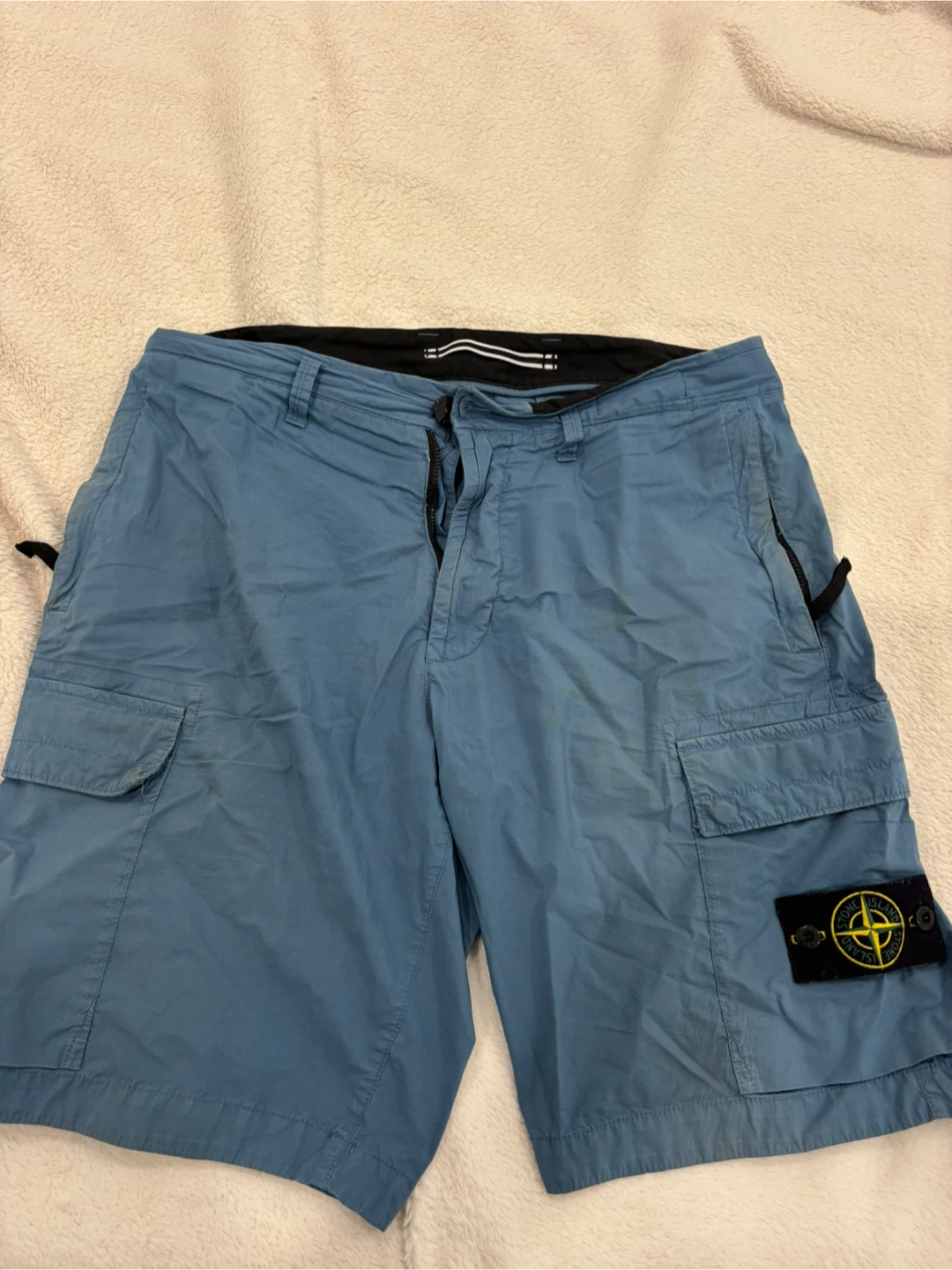Stone Island Cargo Shorts - Blue