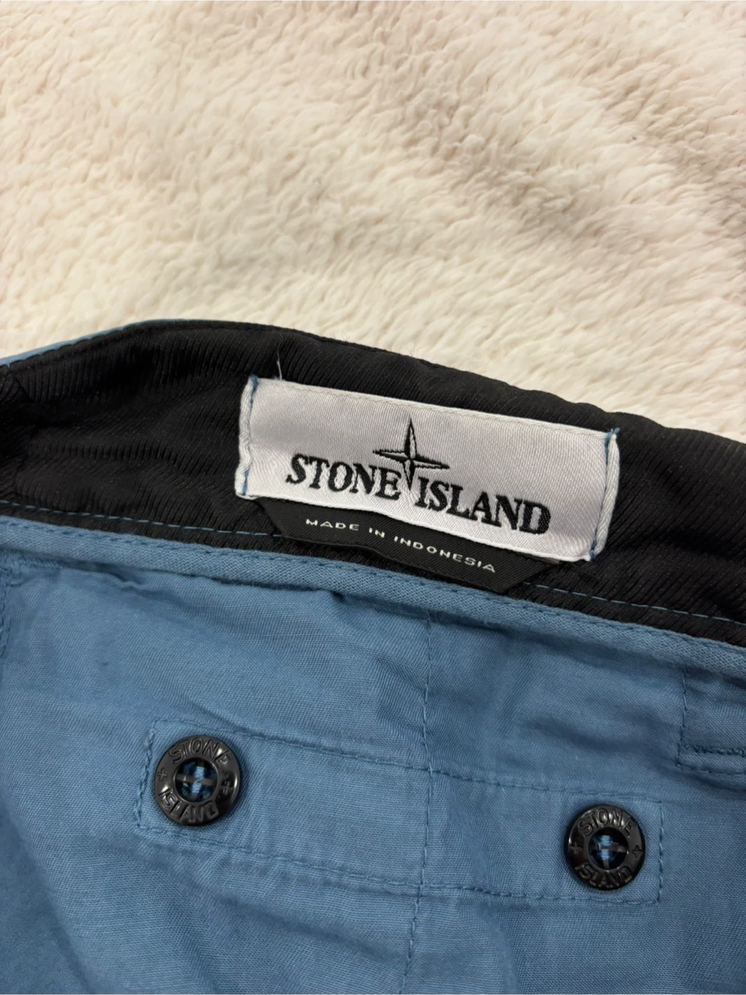 Stone Island Cargo Shorts - Blue - photo 3