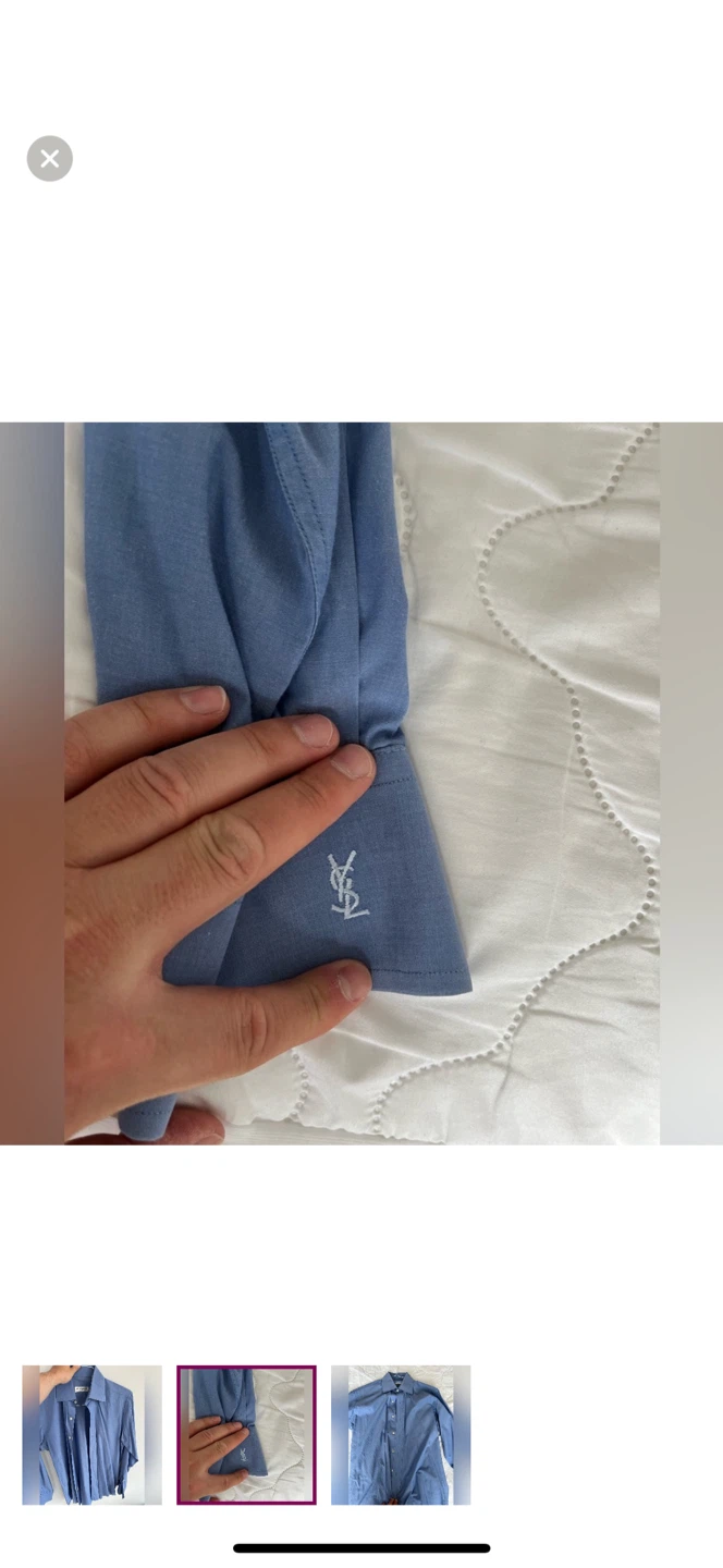 Yves Saint Laurent Light Blue Dress Shirt - photo 2