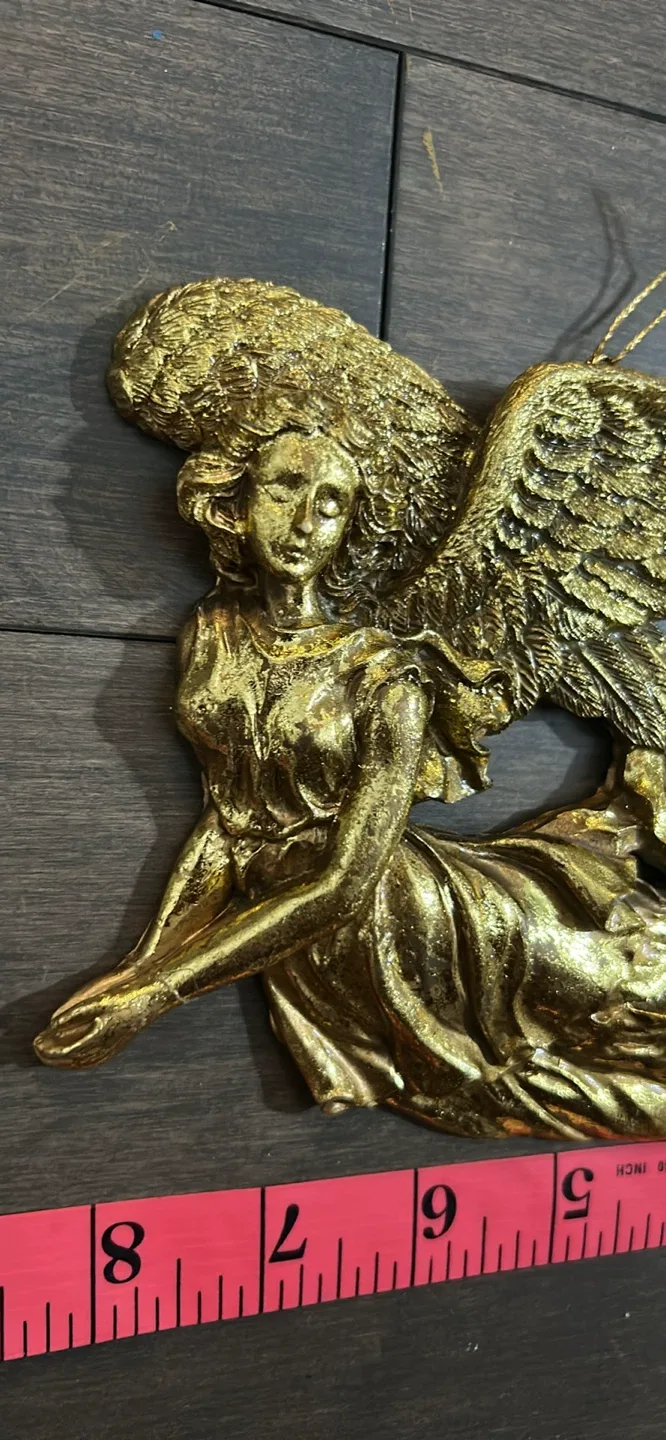 Gold Angel Wall Decor