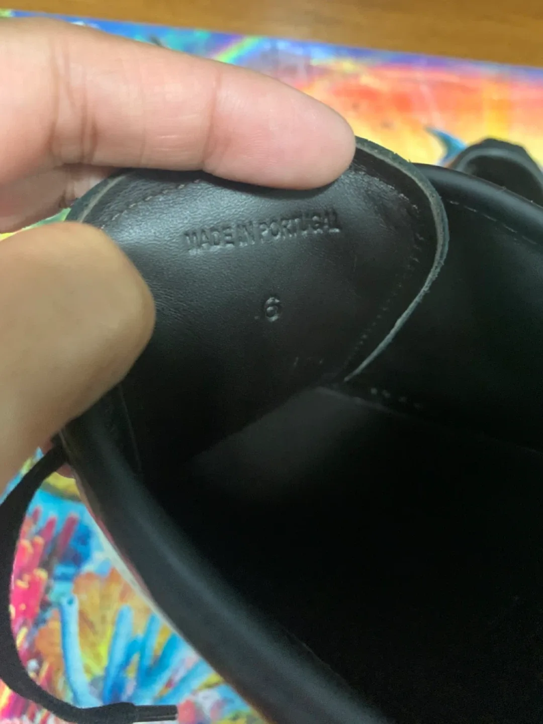 Lanvin Black Leather Sneakers~size 8.5 US image indicator(6)