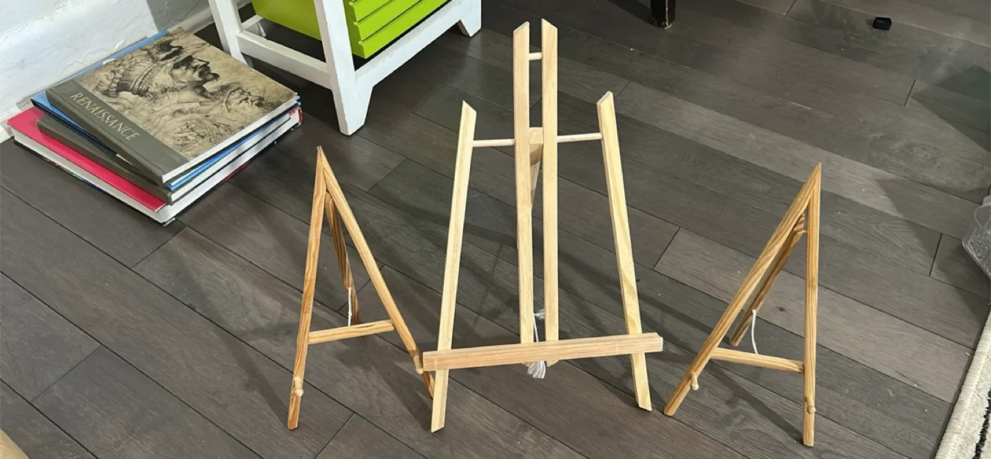 Wooden Easel Set image indicator(3)