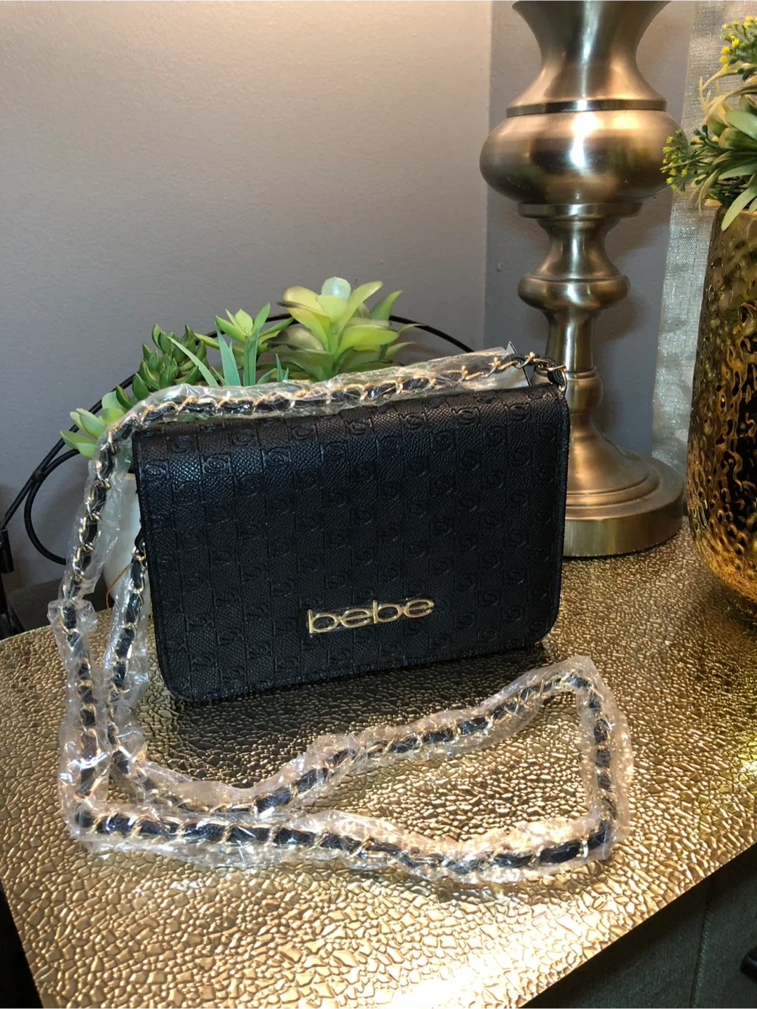Bebe Black Crossbody Bag - New with Tags! image indicator(4)
