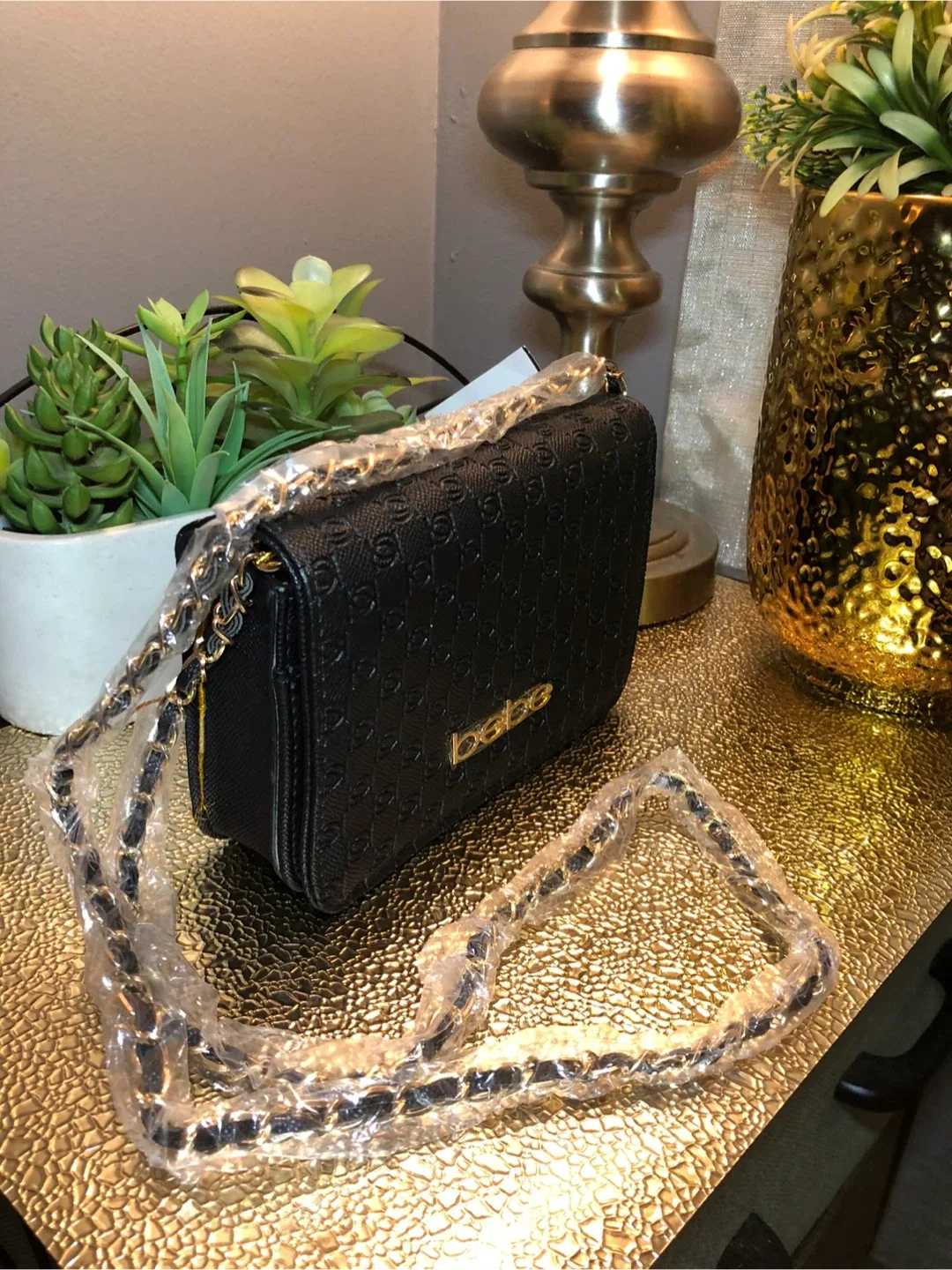 Bebe Black Crossbody Bag - New with Tags! image indicator(2)