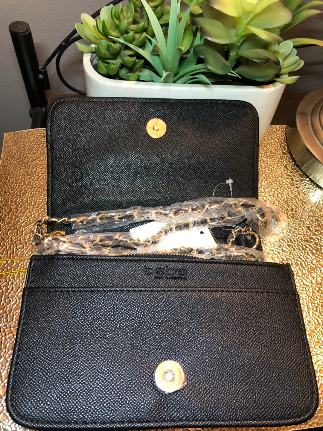 Bebe Black Crossbody Bag - New with Tags! image indicator(5)