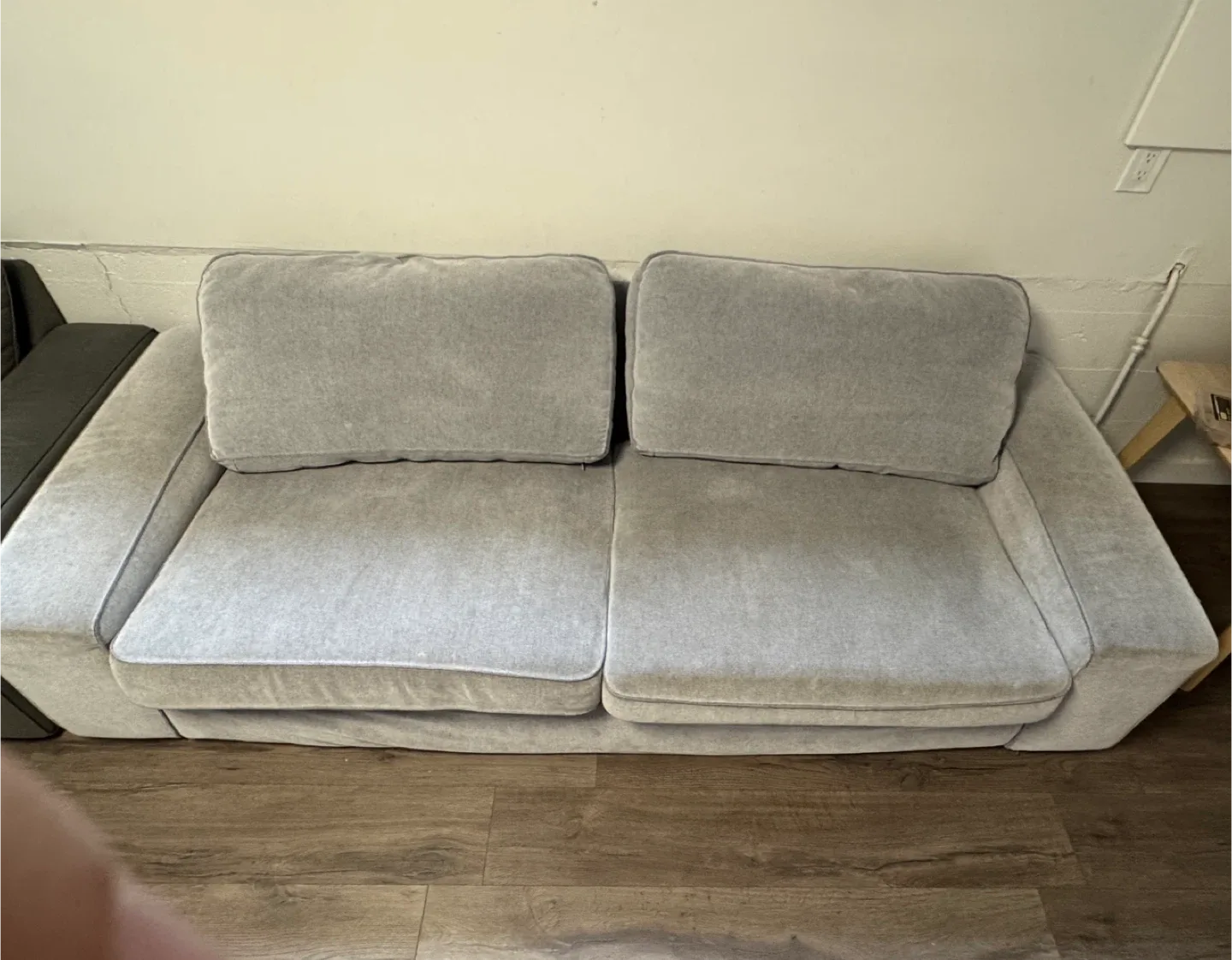 Comfortable Grey Sofa - Great Condition! image indicator(2)