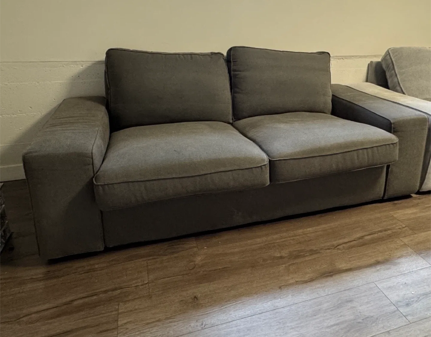 Grey Loveseat Sofa image indicator(2)