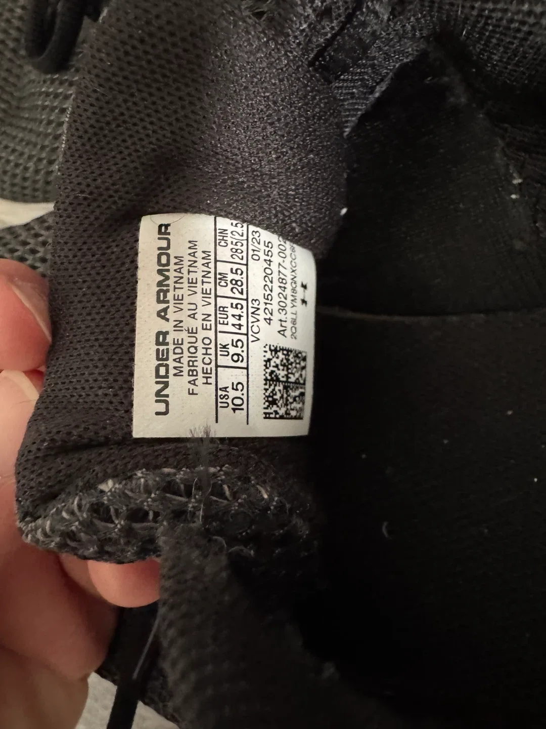 Under Armour Charged Rogue 3 Men's Shoes - Size 10.5 image indicator(3)